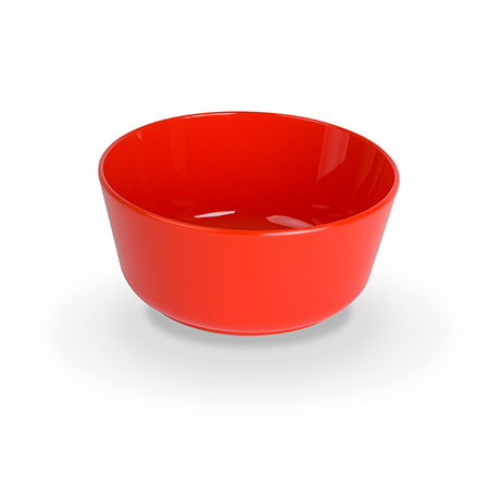 Dessertschale hoch, rot