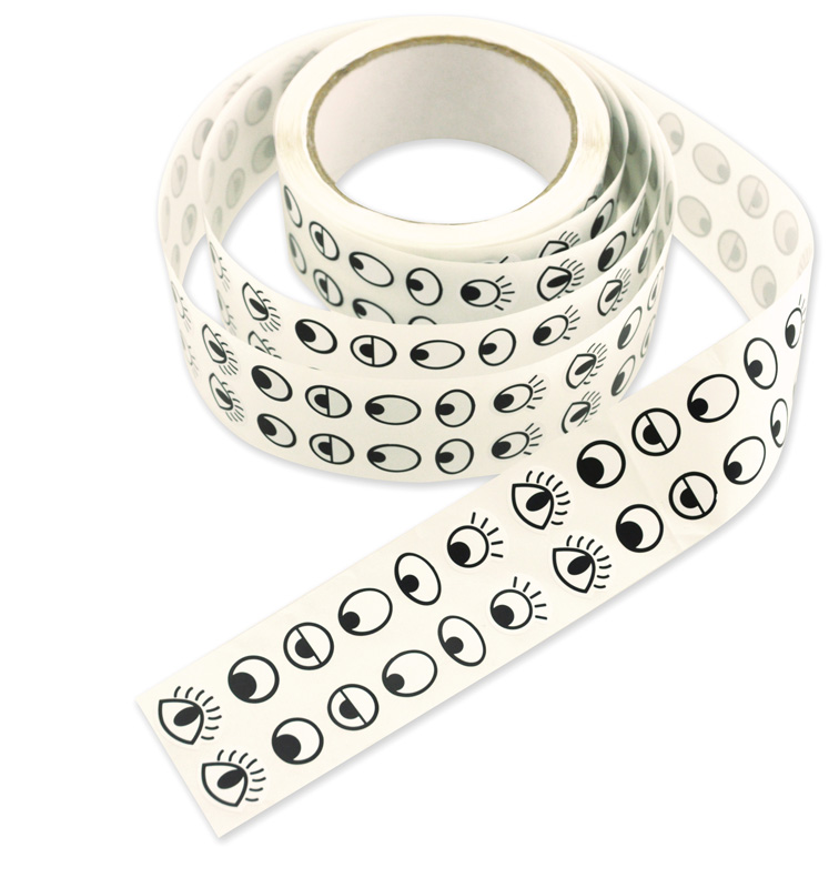 Klebeaugen, 1 Rolle, 2000 Stück