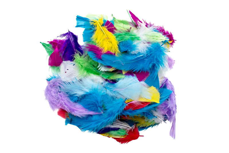 Collage-Federn ca. 20g