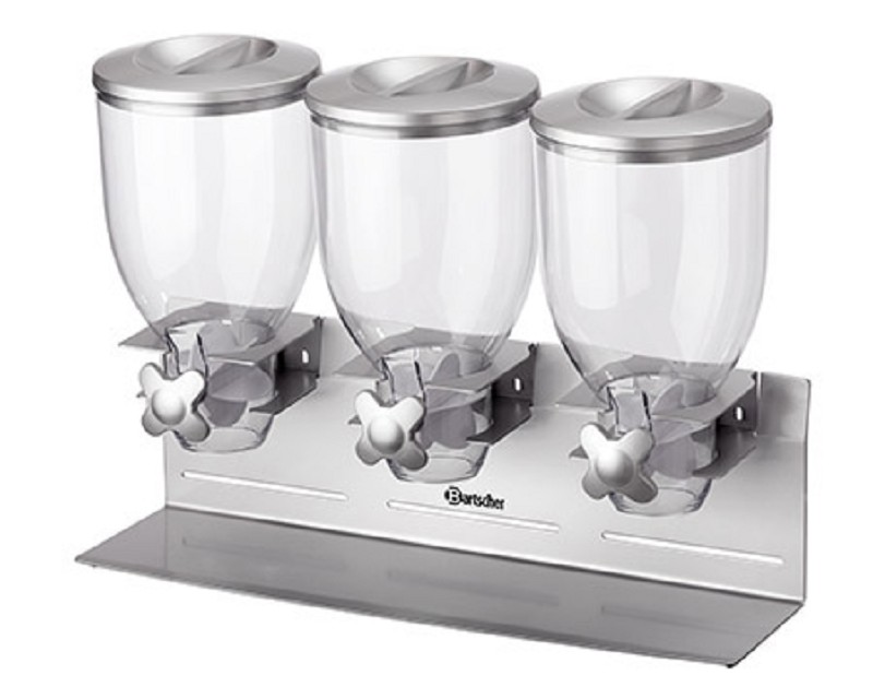 Cerealienspender 3-fach 3 x 3,5Ltr.