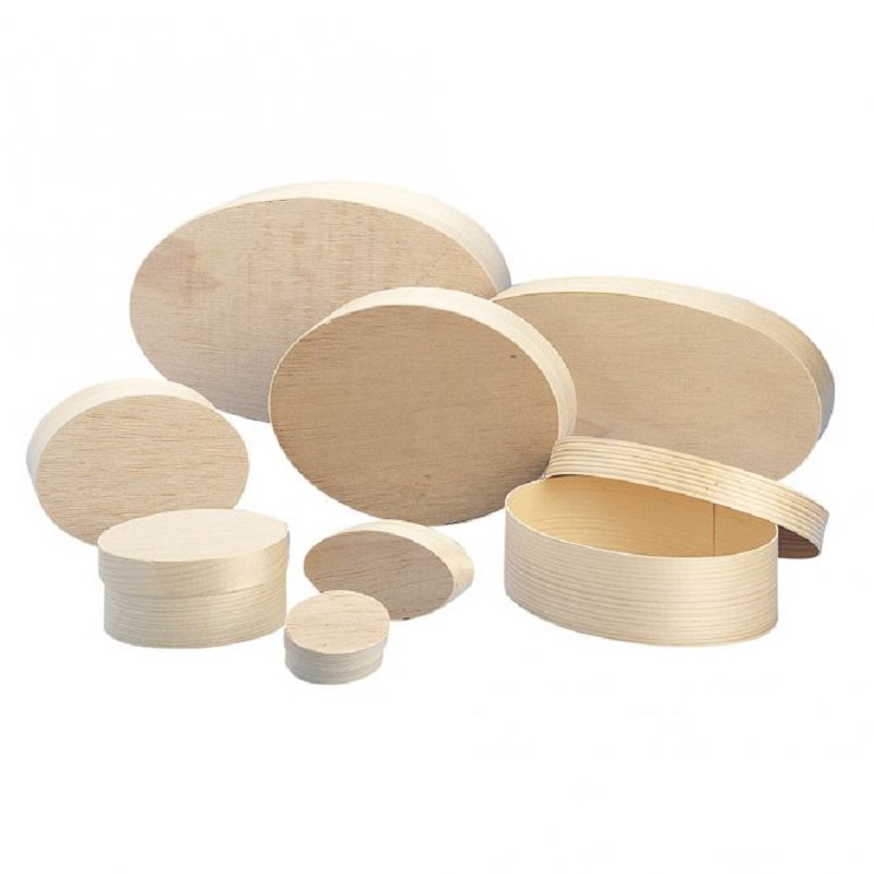 Spanschachtel oval 11x16cm