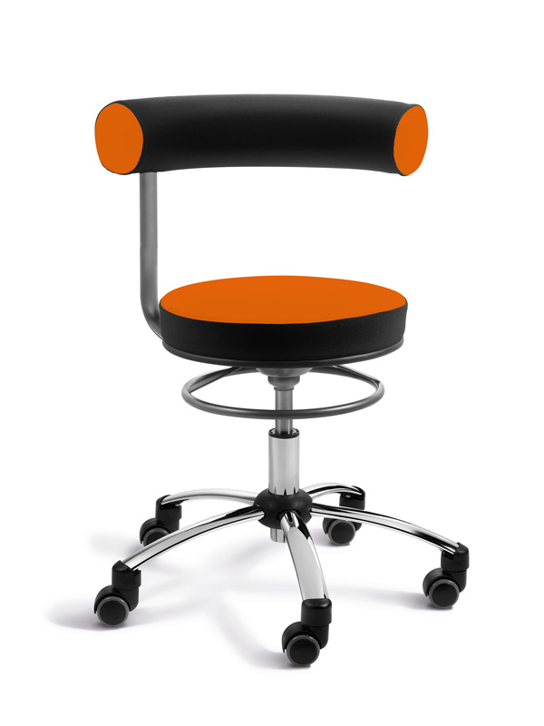 orange/schwarz
