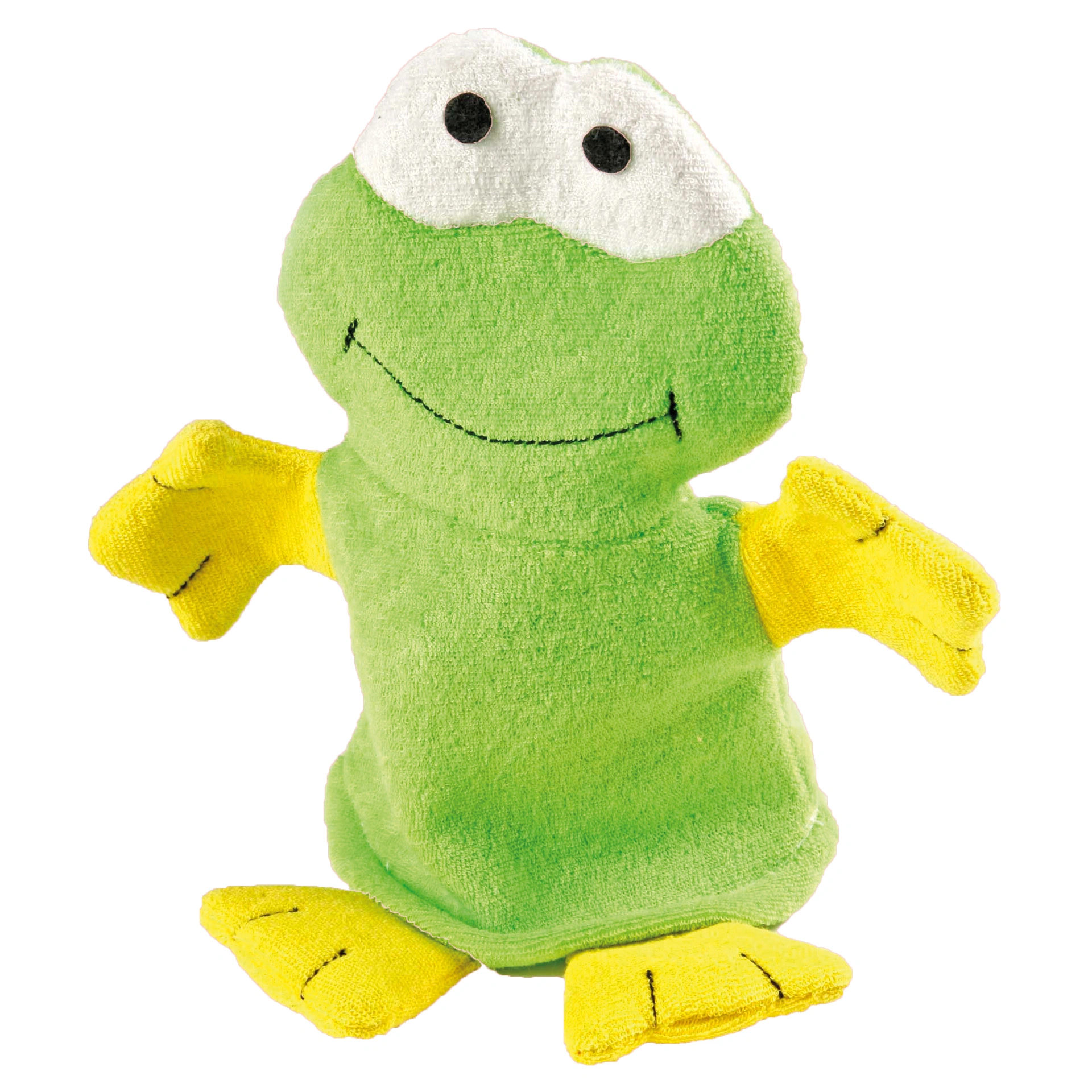 Waschhandschuh Frosch