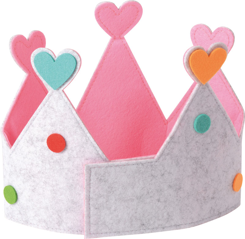 Geburtstagskrone pink