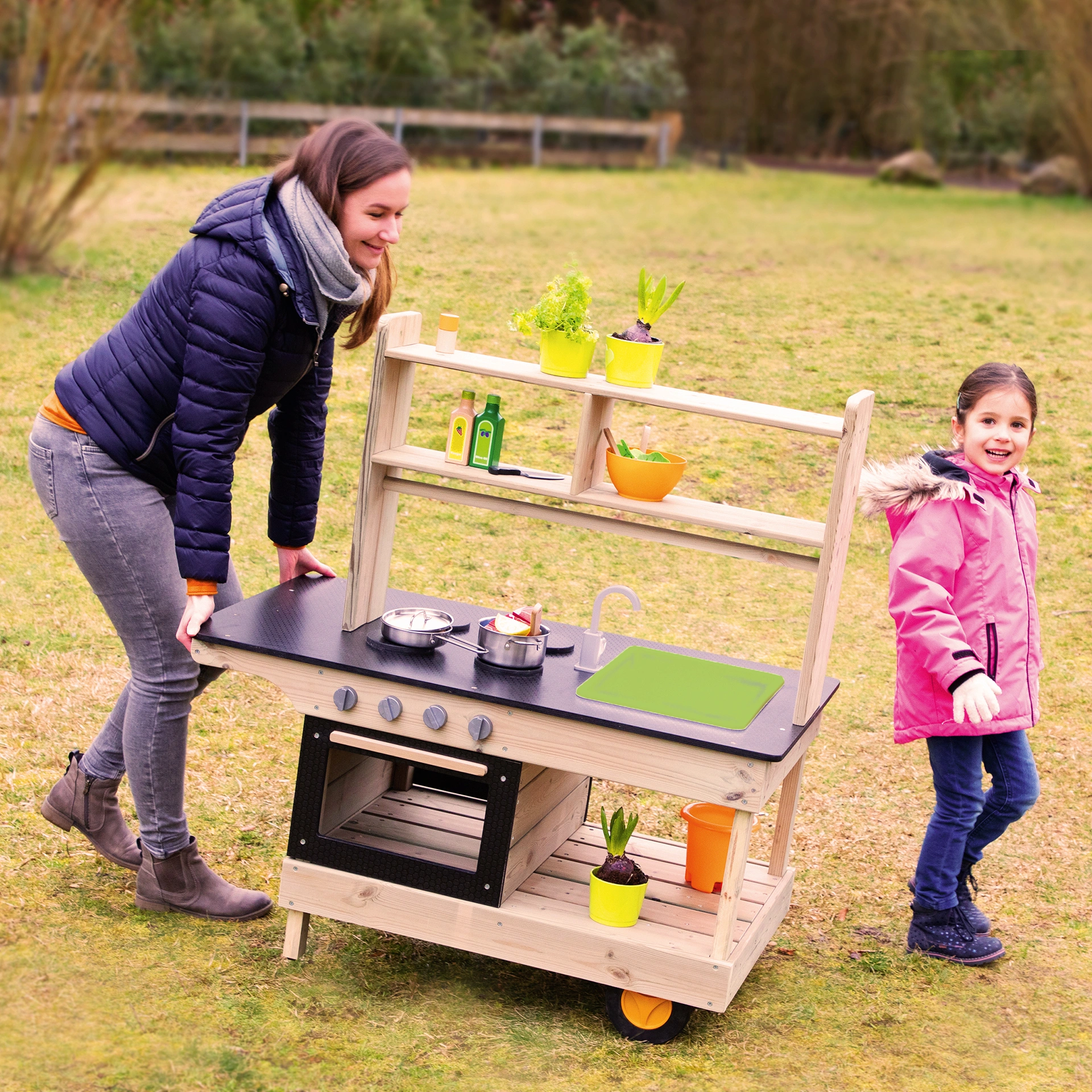 Mobile Outdoor Matschküche Großer Chefkoch