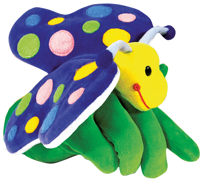 Handpuppe Schmetterling