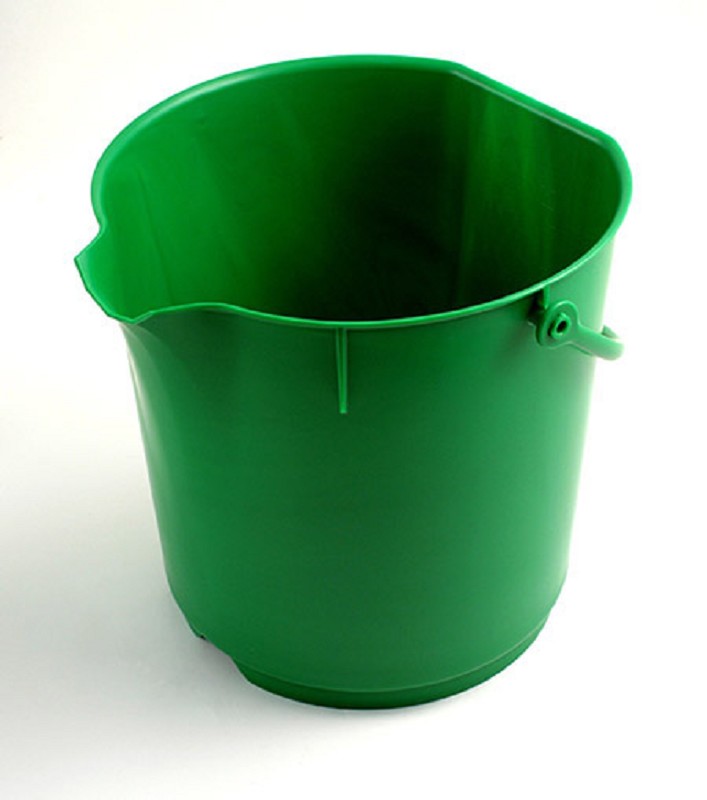 Lebensmitteleimer  grün 15Ltr.