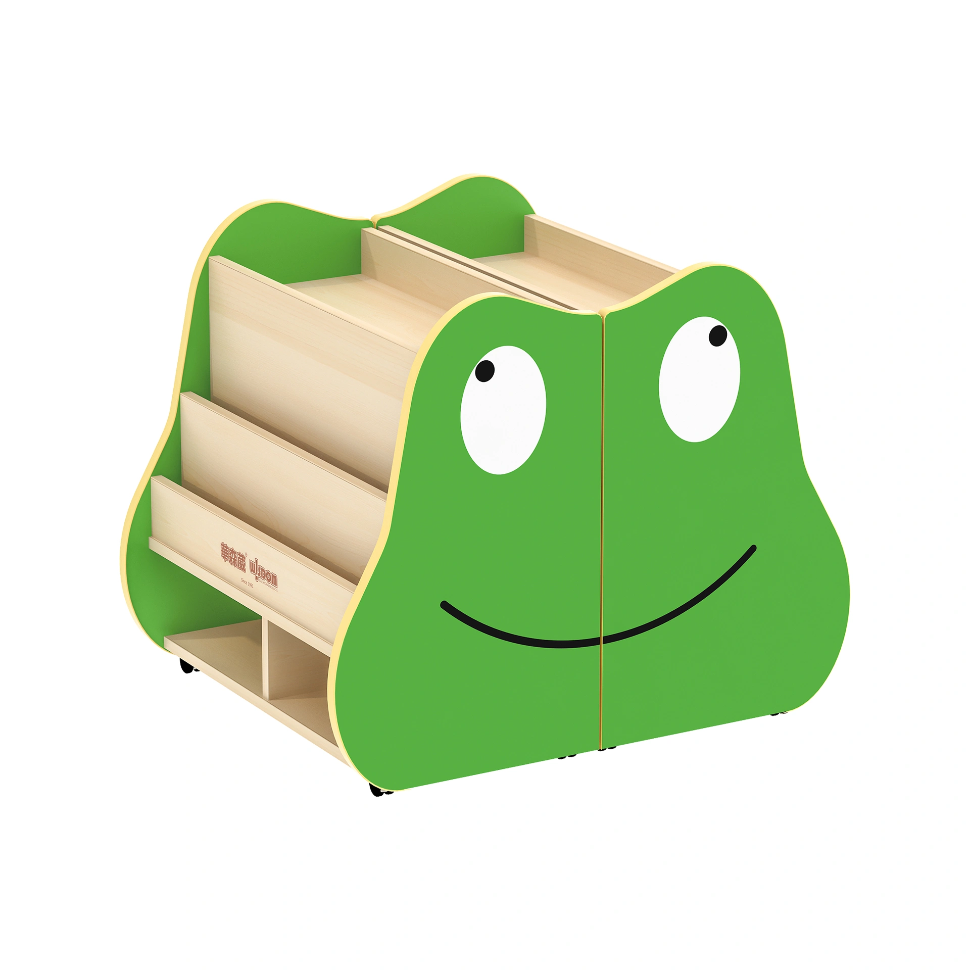 Kinder Bücherkiste Frosch, fahr- und klappbar