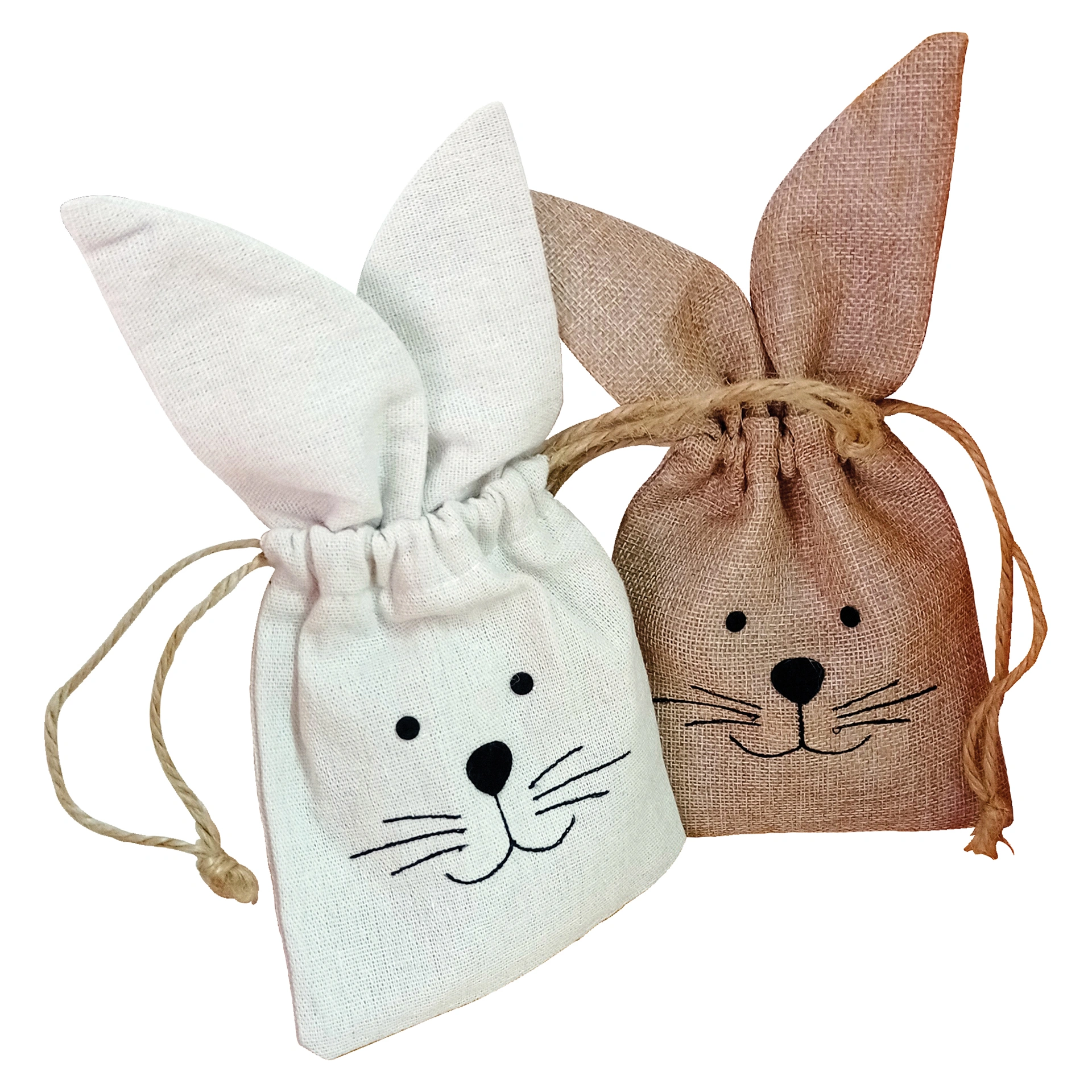 Hasenbeutel natur, 1 Stück