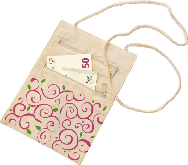Baumwoll-Umhängegeldbeutel