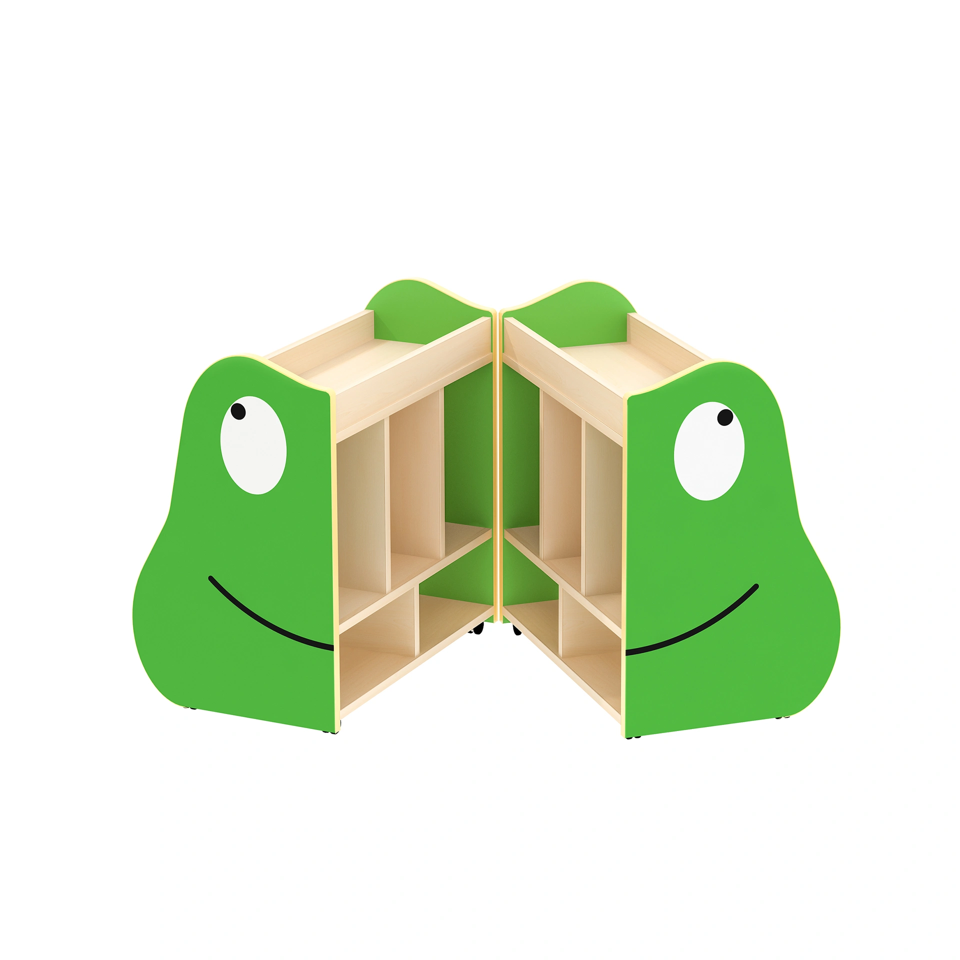 Kinder Bücherkiste Frosch, fahr- und klappbar