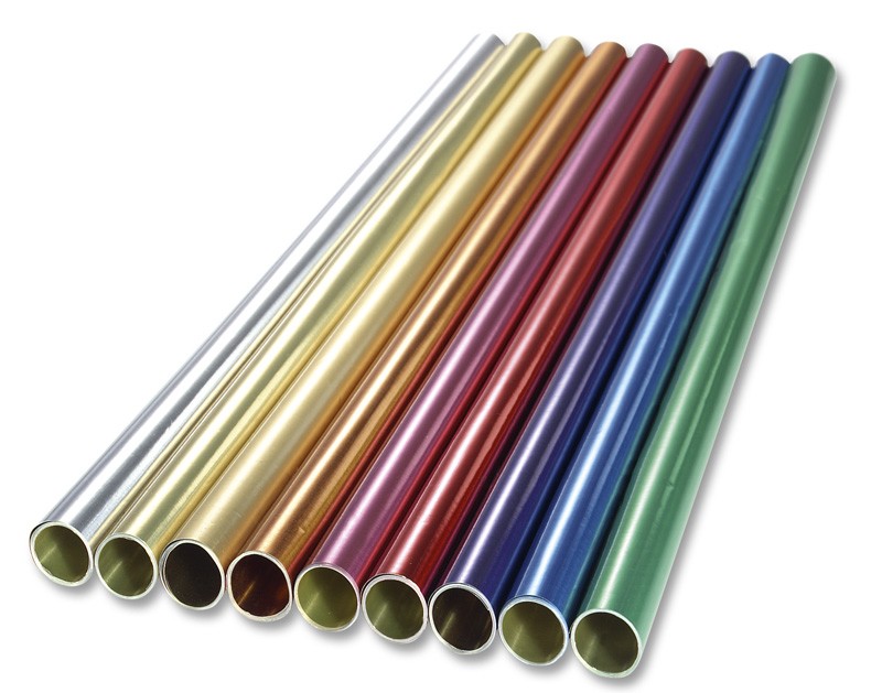 Alufolie glatt, blau/gold, doppelseitig kaschiert