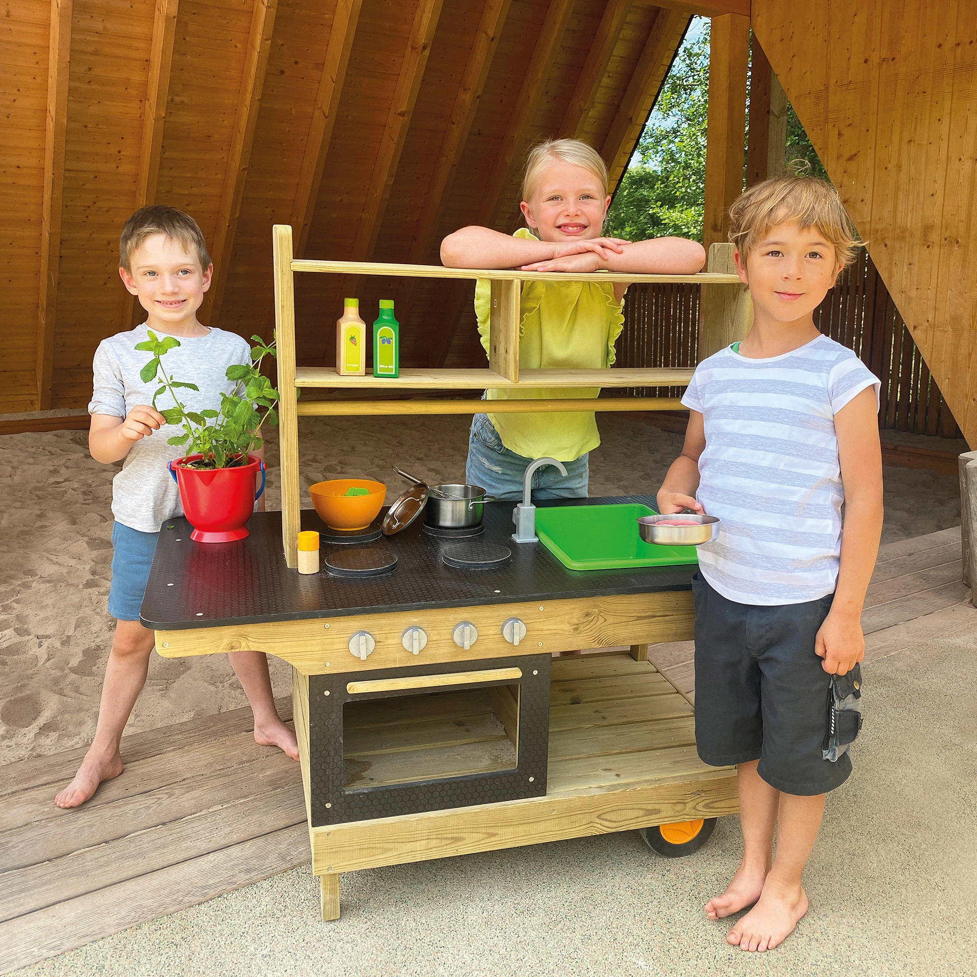 Mobile Outdoor Matschküche Großer Chefkoch