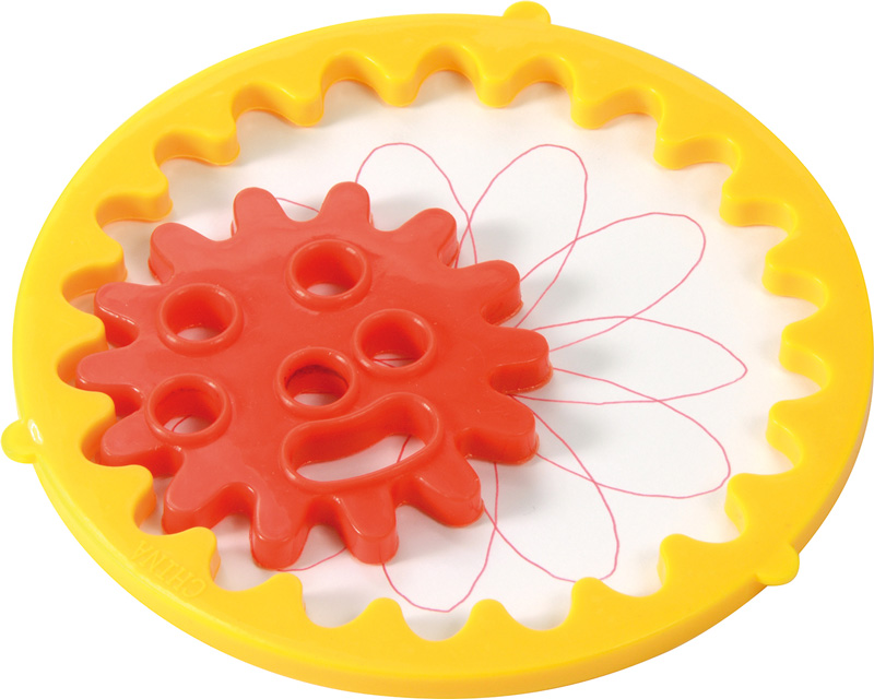 Mandala-Kreisel 2-teilig 10,5 cm, 6er Set