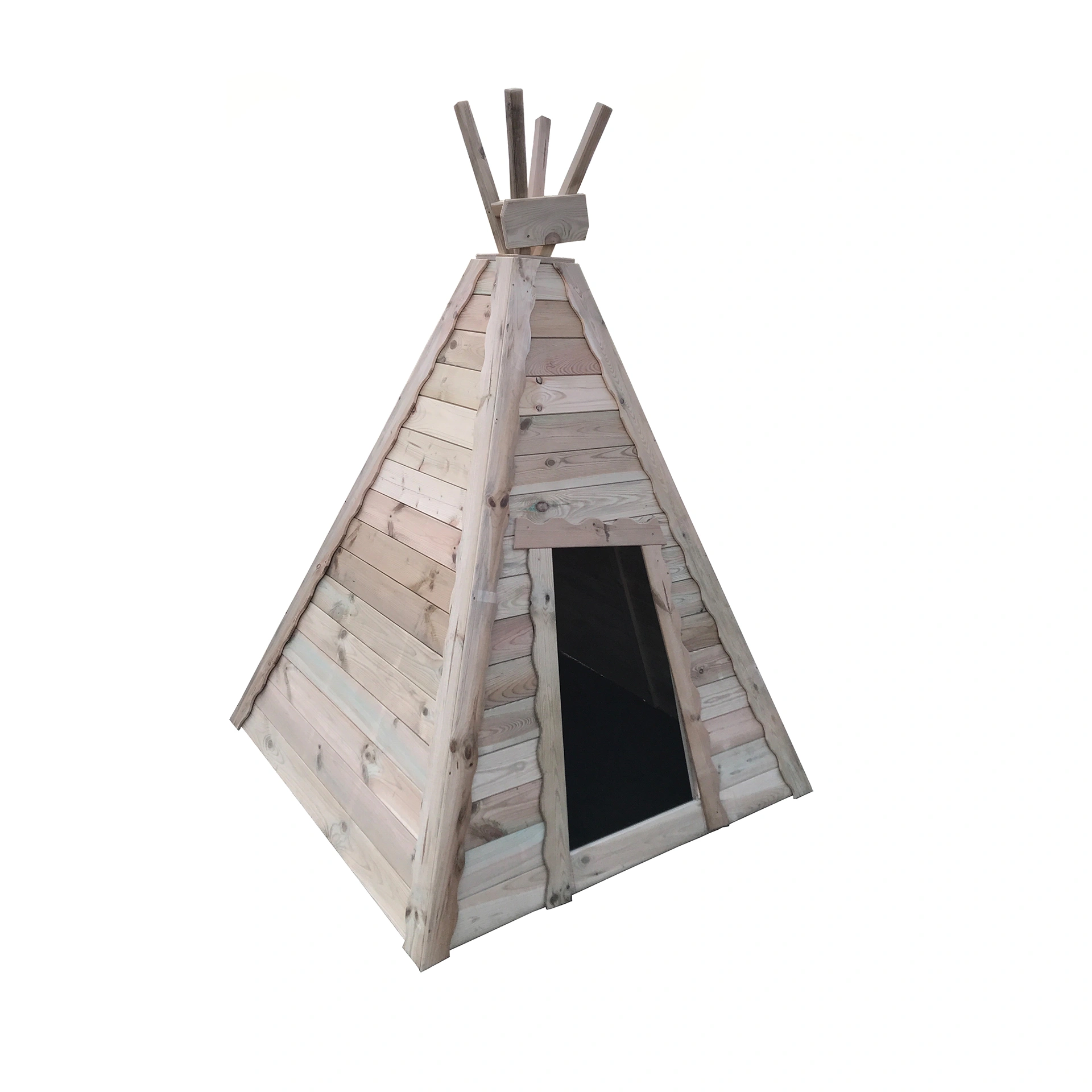 Indianerzelt Tipi - kleiner Bison viereckig