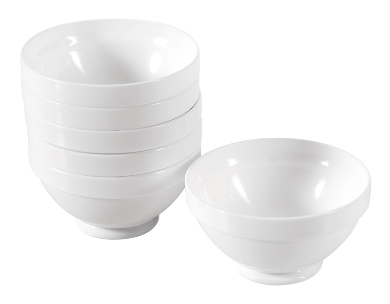Müsli-Schale Hartglas 6 Stück,  Ø 13 cm