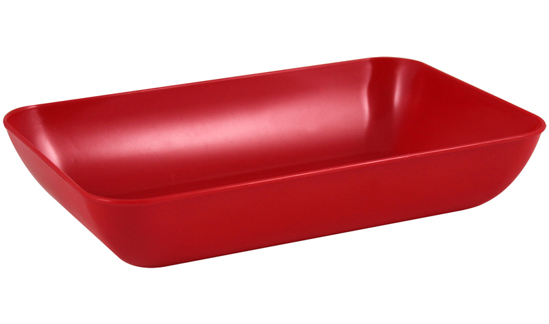 Bastelschale groß 23x15cm, rot