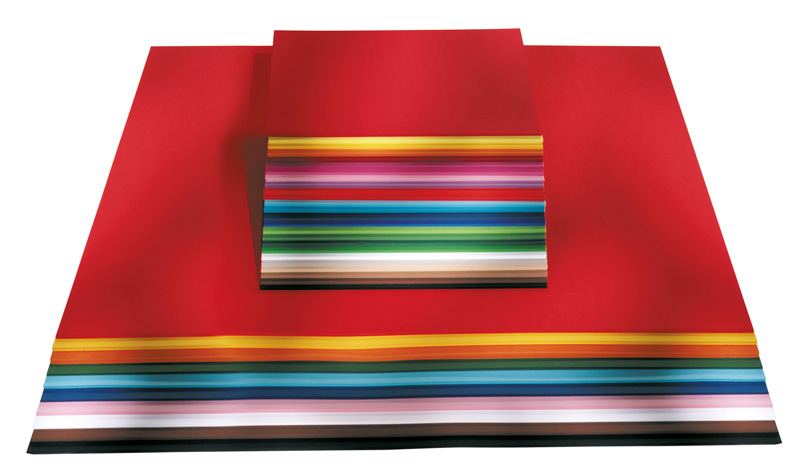 Tonpapier sortiert, DIN A4, 130 g/m², 500 Blatt