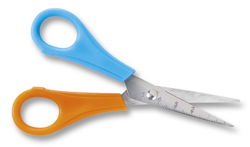 Kinderschere spitz für Linkshänder, 13,5 cm