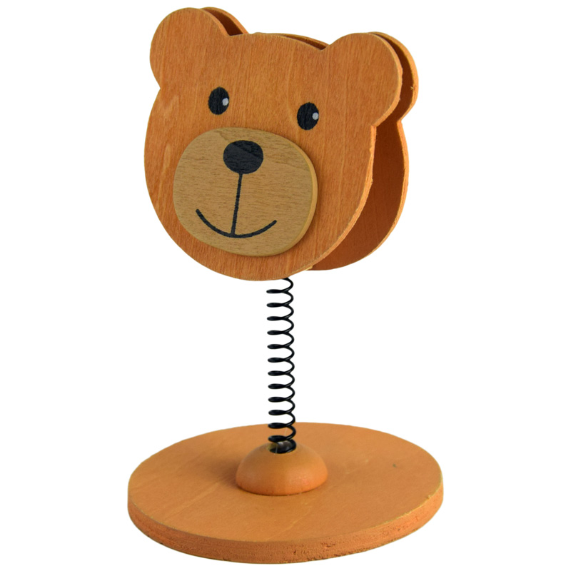Notizhalter Teddy aus Holz