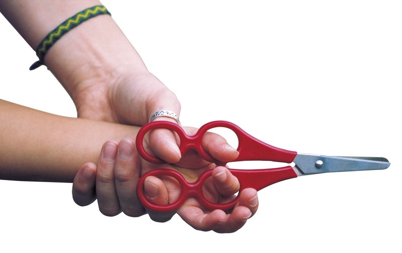 Führungsschere für Linkshänder