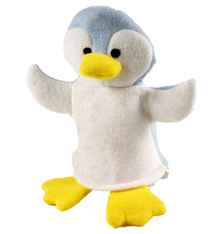 Waschhandschuh Pinguin