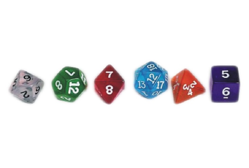 Würfel mehrseitig, 6er-Set