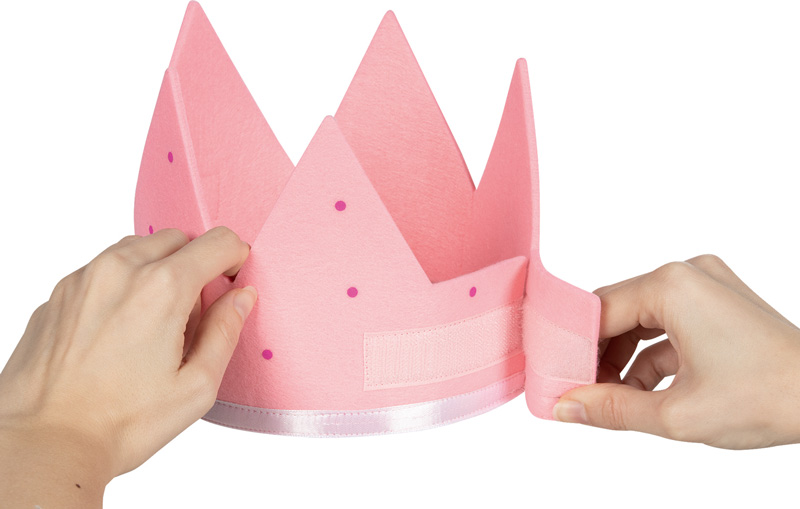 Geburtstagskrone, pink