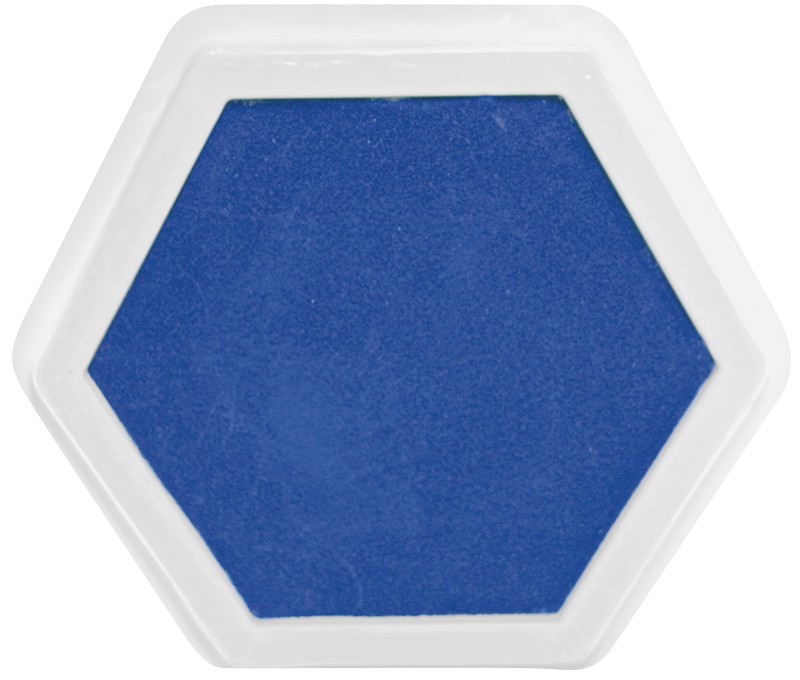 Riesenstempelkissen Blau