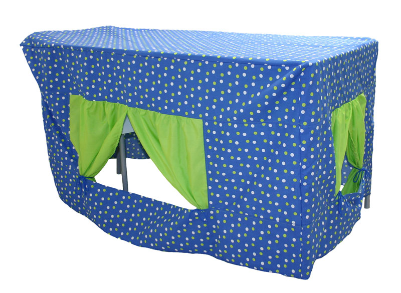 Tischzelt aus Baumwolle für Tischmaß 120 x 80 x 60 cm