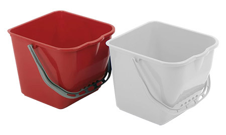 Ersatzeimer für Reinigungswagen, rot