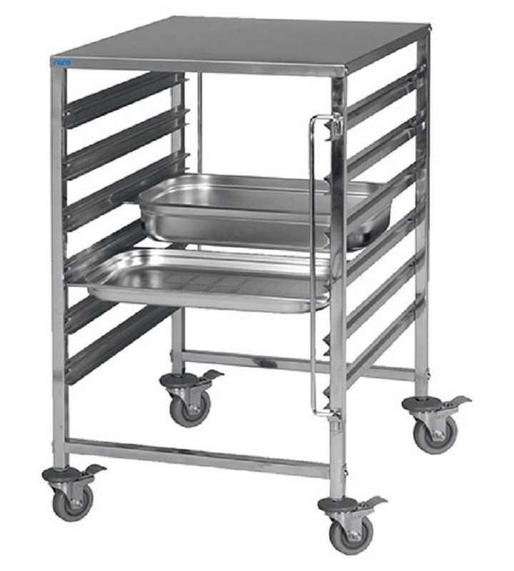Regalwagen mit Arbeitsfläche, B 59,5xT 67xH 102,5cm