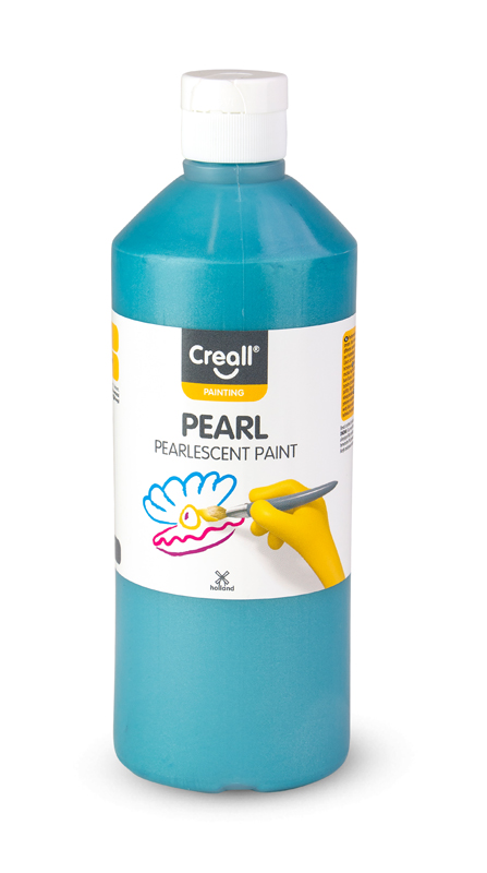 Creall Pearl, Perlmuttfarbe, 500ml, türkis