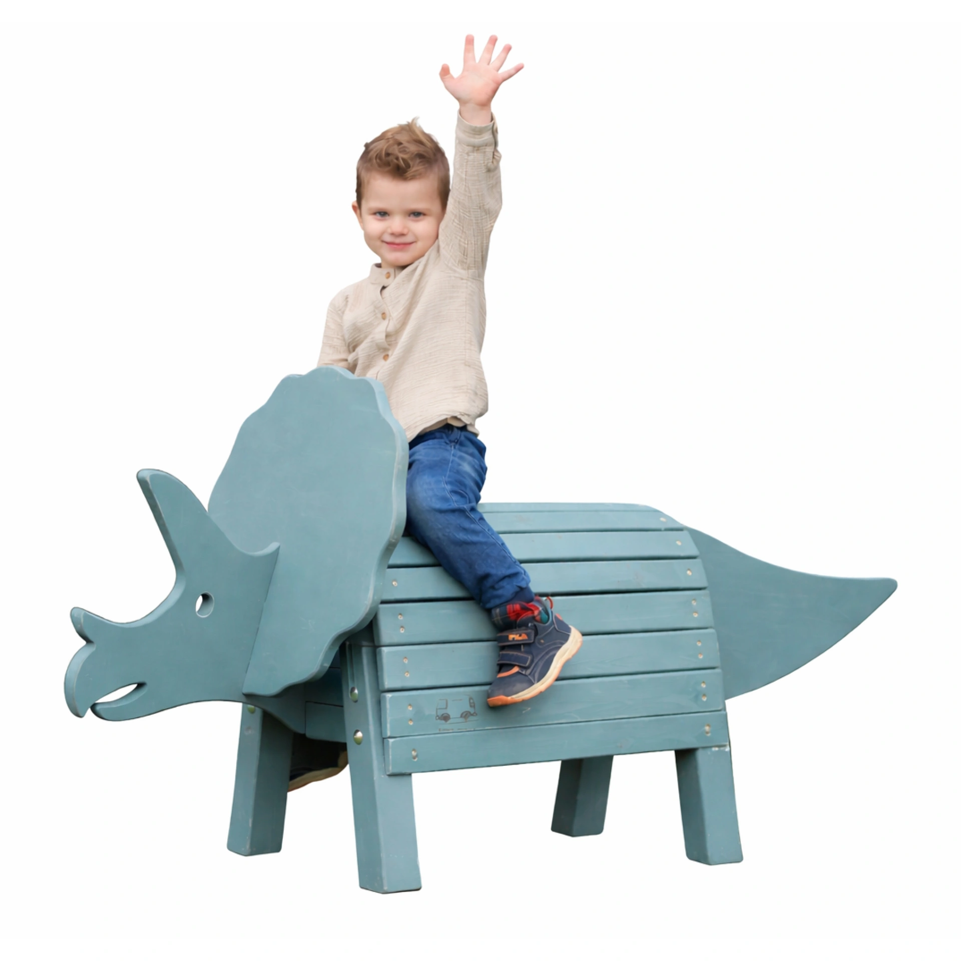 Holz-Dino Triceratops