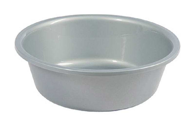 Kunststoff-Schüssel silber, Ø28cm, 3,3L