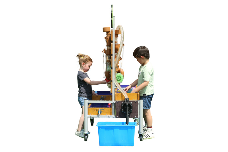 Mobile Outdoor-Wasserspiel-Anlage