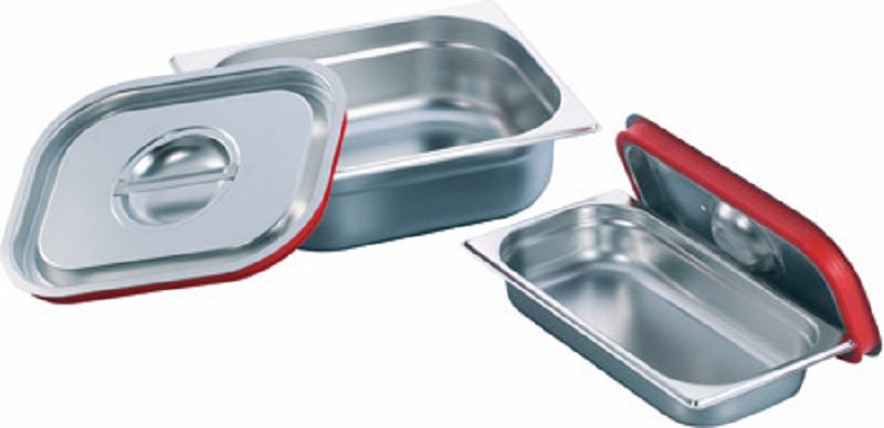 GN-Deckel mit Silikondichtung für GN-Behäter 2/3