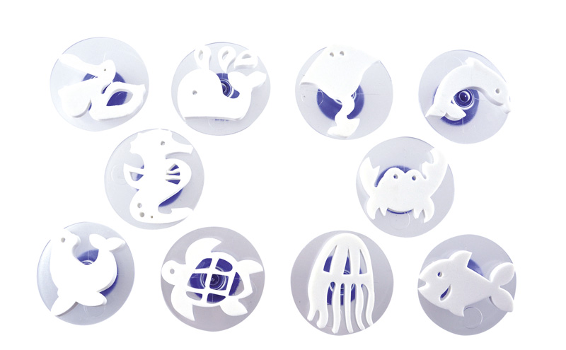 Mega Stempel-Set Wassertiere 10 teilig