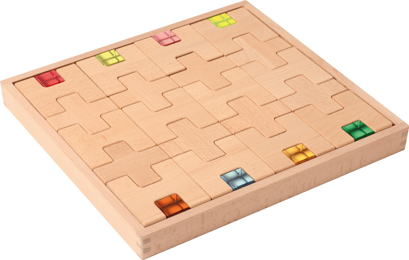 Holzbaukasten H und Plus Blöcke