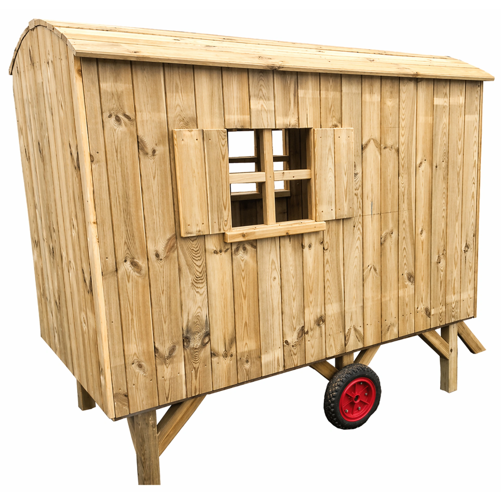 Bauwagen Kindergarten aus Massivholz