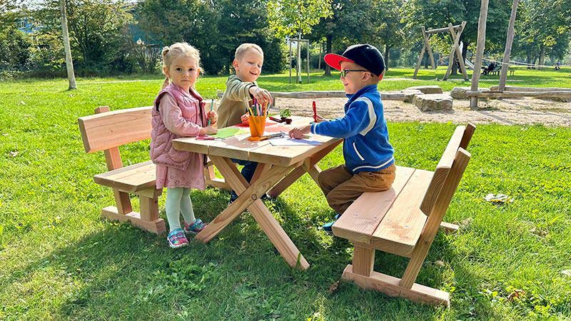 Tisch Douglasie Bausatz - Krippe U3