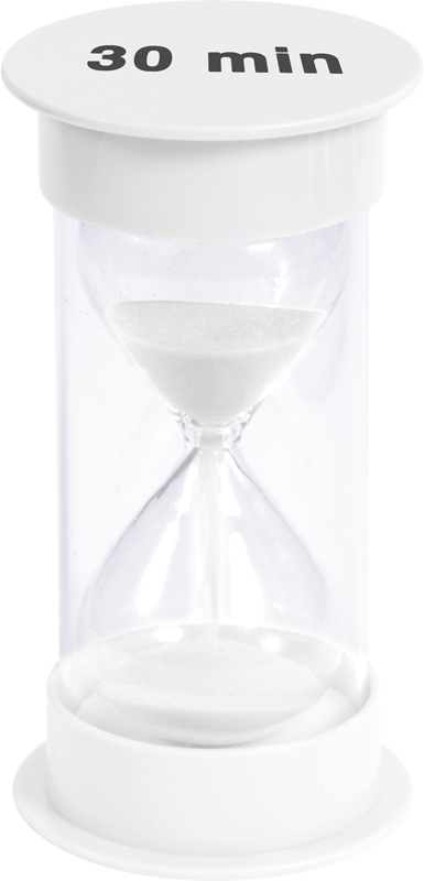 Sanduhr 30 min, Ø 6,5 H:12,5cm