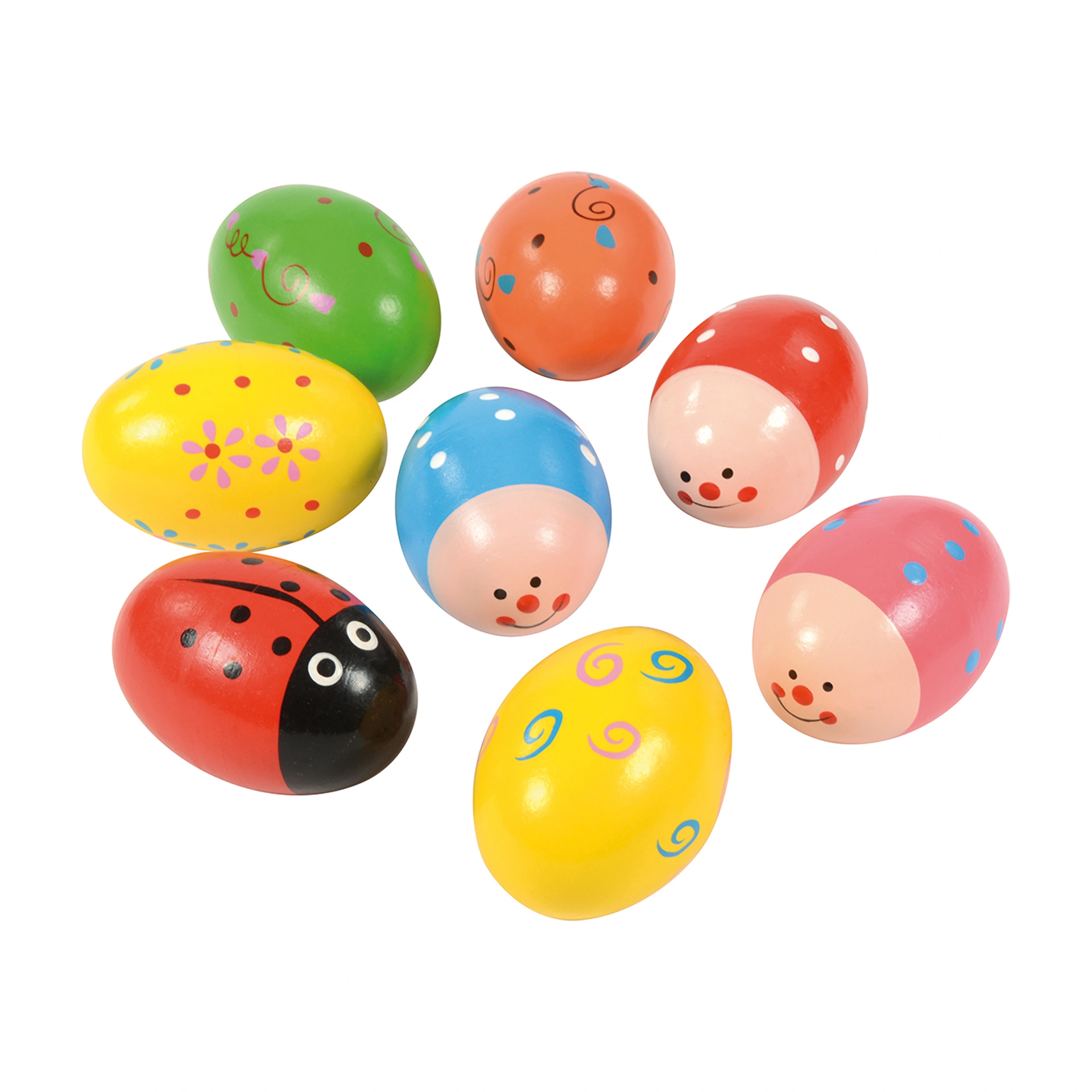 Motiv Rassel Eier, 8er-Set