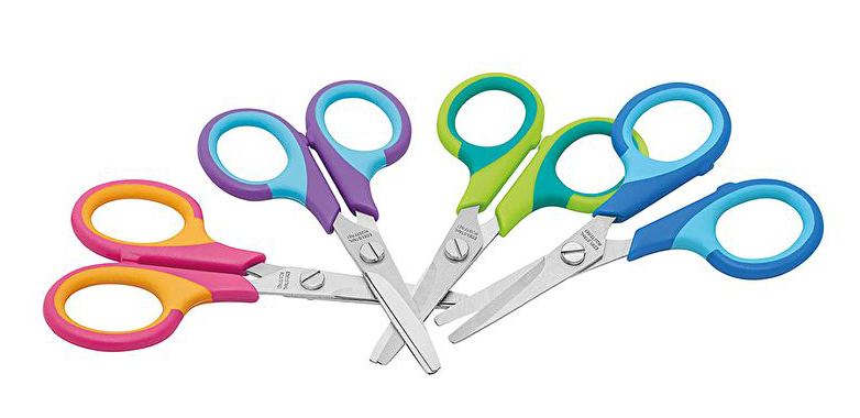 Kinderschere Soft-Kid rund, 11,5 cm