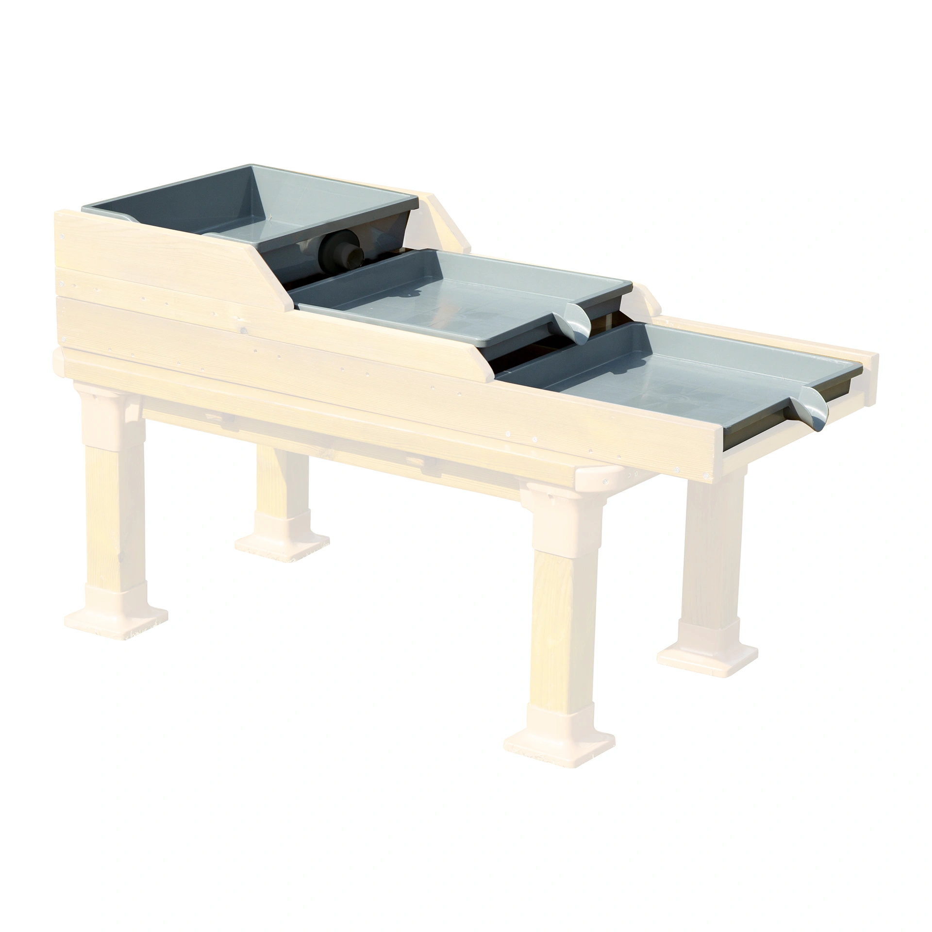 Ersatzwannen 3er-Set für Outdoor Tisch "Wasserfall"