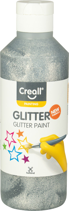 Glitzerfarbe 250ml silber