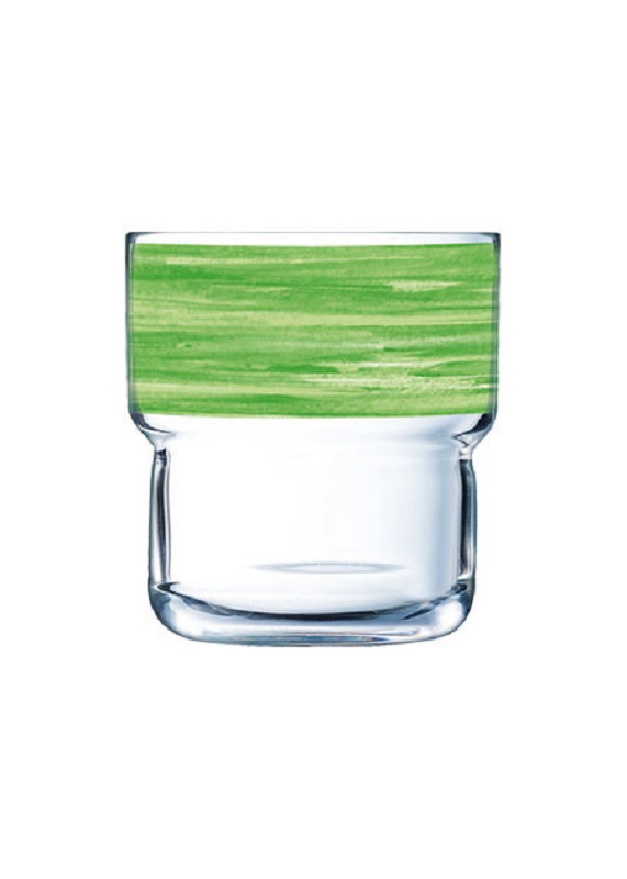 Stapelglas Brush Green, 22cl
