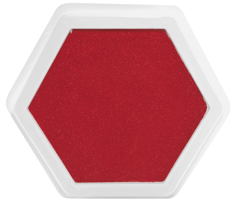 Riesenstempelkissen Rot