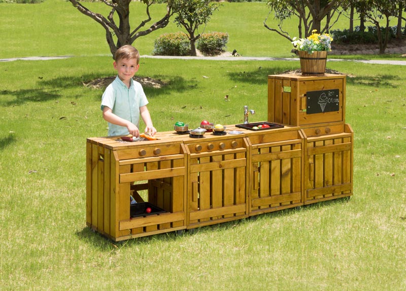 Outdoor Spielküche 4 tlg. - Sparset