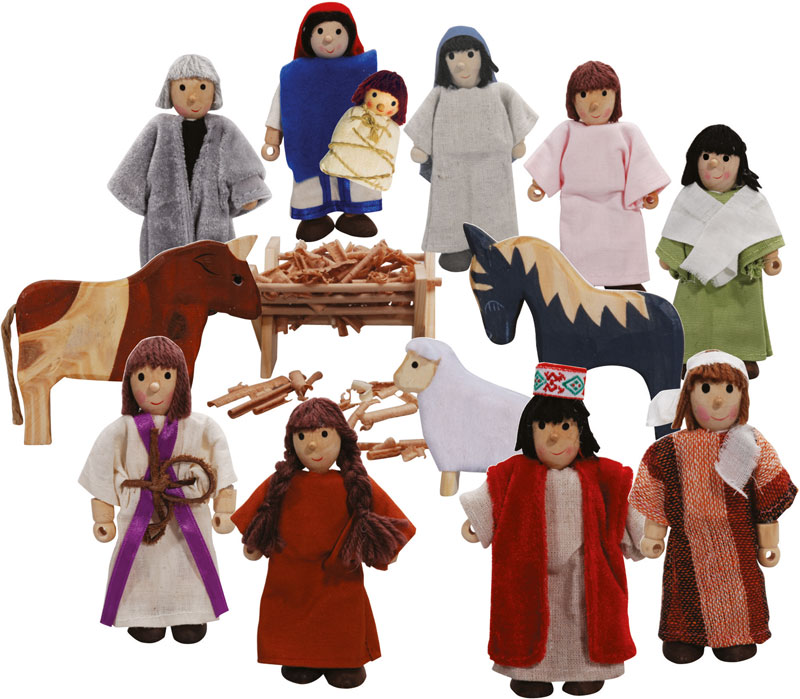 Winzling Biegepuppen Weihnachtsgeschichte, groß